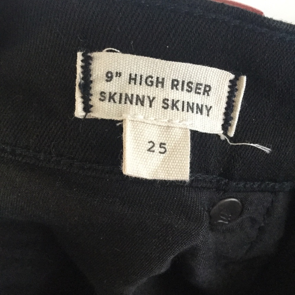 Madewell 9 Inch High Riser  Skinny  Skinny Jeans